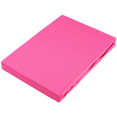 Novel BOXSPRINGOVÉ PROSTĚRADLO, žerzej, pink, 90/220 cm
